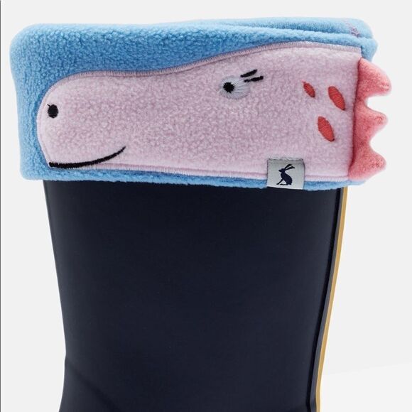 NEW JOULES SMILE RAIN BOOT LINERS big girl - Picture 2 of 5